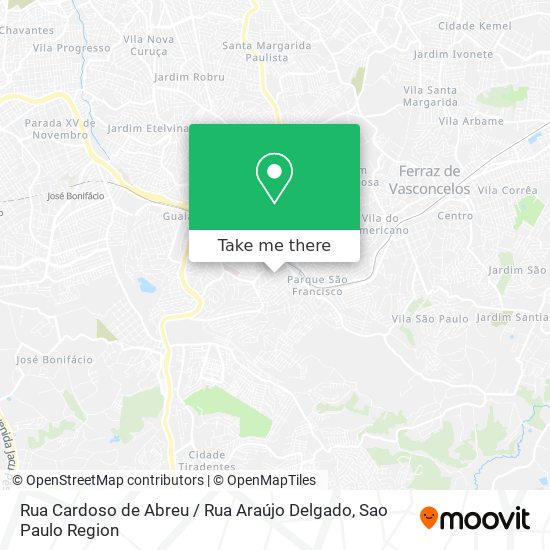 Rua Cardoso de Abreu / Rua Araújo Delgado map