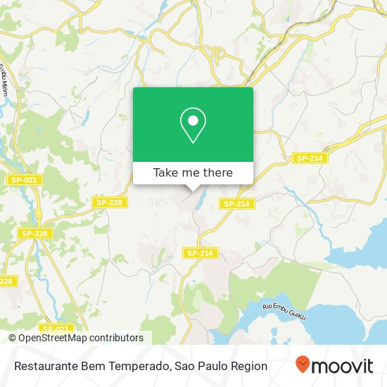 Mapa Restaurante Bem Temperado