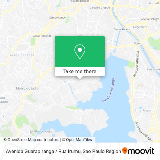 Avenida Guarapiranga / Rua Irumu map