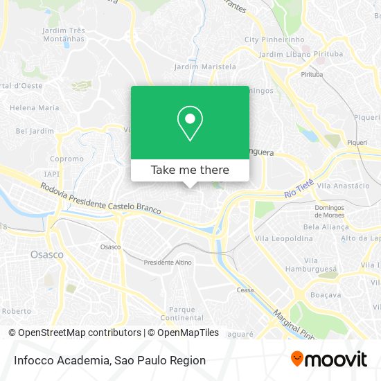 Infocco Academia map