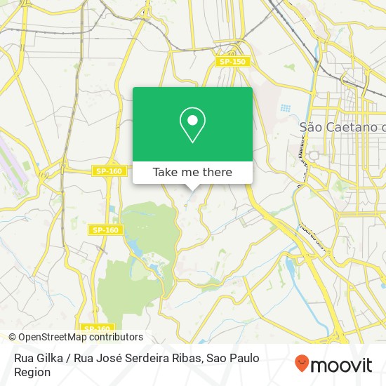 Rua Gilka / Rua José Serdeira Ribas map