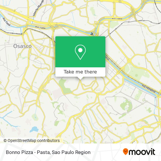 Bonno Pizza - Pasta map