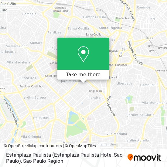 Estanplaza Paulista (Estanplaza Paulista Hotel Sao Paulo) map