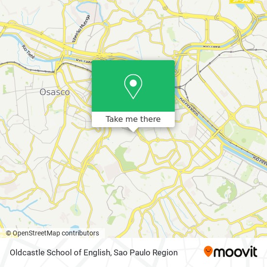 Mapa Oldcastle School of English