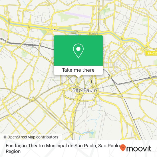 Fundação Theatro Municipal de São Paulo map