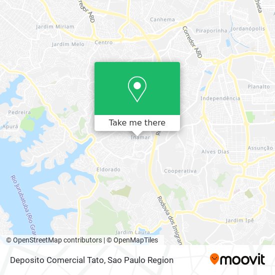 Deposito Comercial Tato map