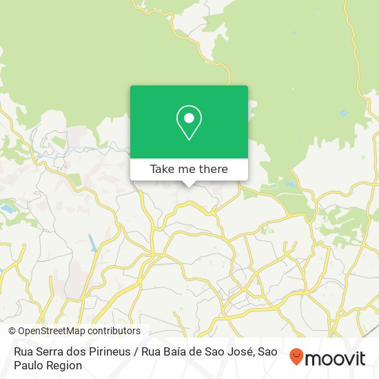 Rua Serra dos Pirineus / Rua Baía de Sao José map