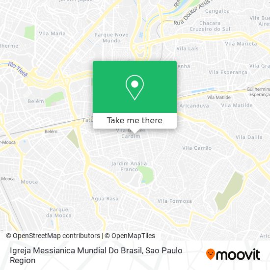 Igreja Messianica Mundial Do Brasil map