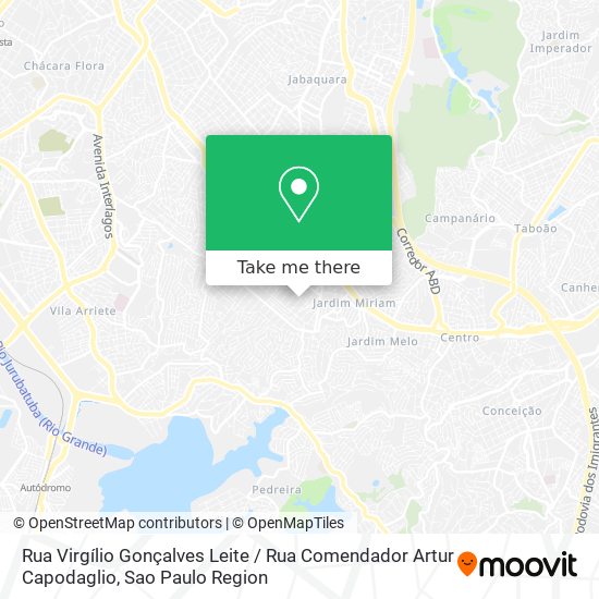 Rua Virgílio Gonçalves Leite / Rua Comendador Artur Capodaglio map