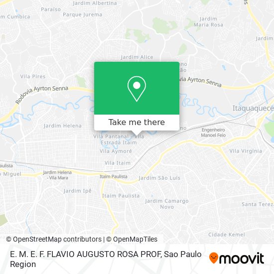 E. M. E. F. FLAVIO AUGUSTO ROSA PROF map