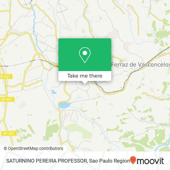 SATURNINO PEREIRA PROFESSOR map