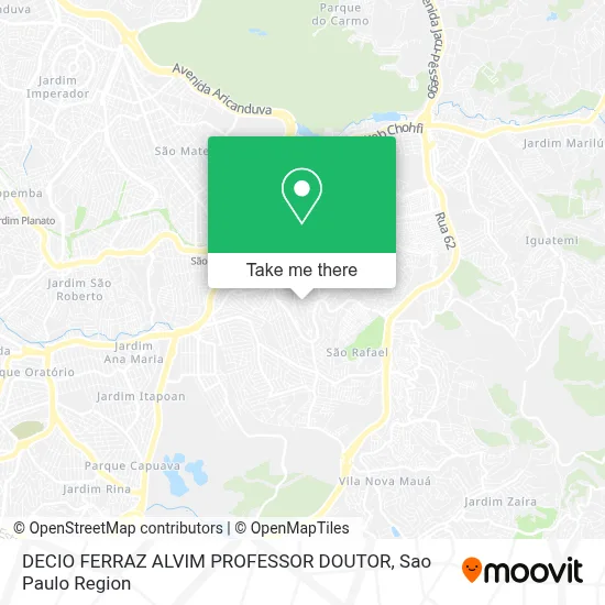 DECIO FERRAZ ALVIM PROFESSOR DOUTOR map