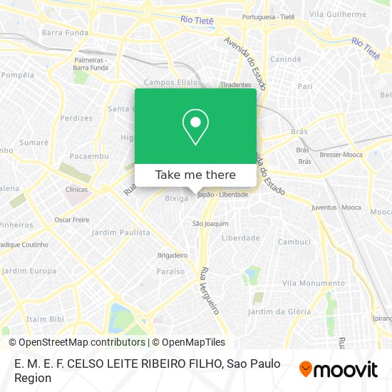 E. M. E. F. CELSO LEITE RIBEIRO FILHO map