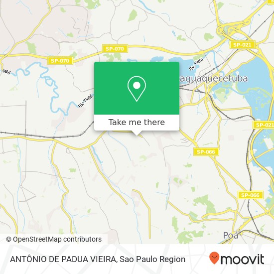 Mapa ANTÔNIO DE PADUA VIEIRA