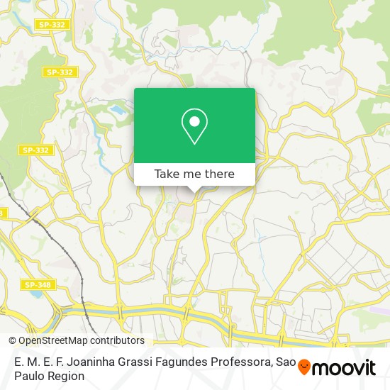 Mapa E. M. E. F. Joaninha Grassi Fagundes Professora
