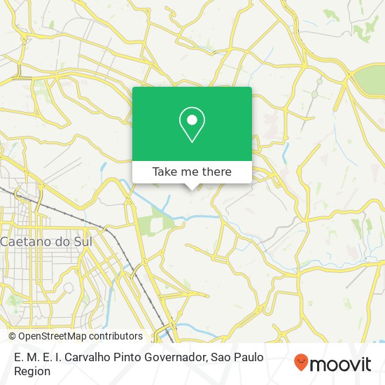 E. M. E. I. Carvalho Pinto Governador map