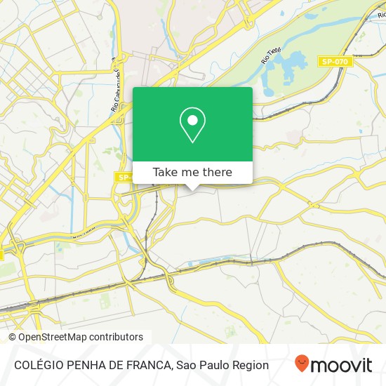 COLÉGIO PENHA DE FRANCA map