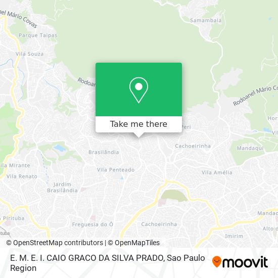E. M. E. I. CAIO GRACO DA SILVA PRADO map