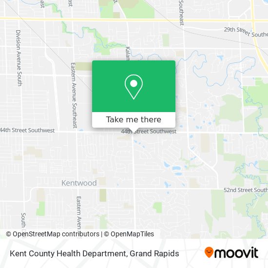 Kent County Health Department map