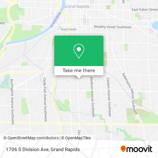 Mapa de 1706 S Division Ave