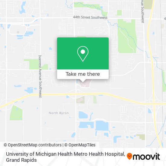 How to get to University of Michigan Health Metro Health Hospital in  Wyoming by Bus?