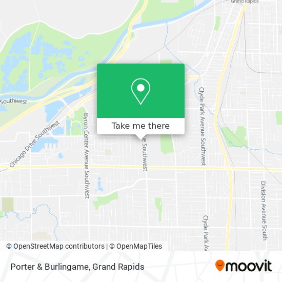 Porter & Burlingame map