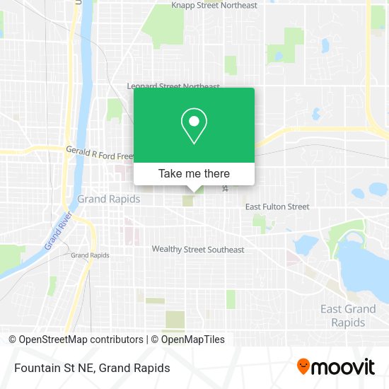 Mapa de Fountain St NE
