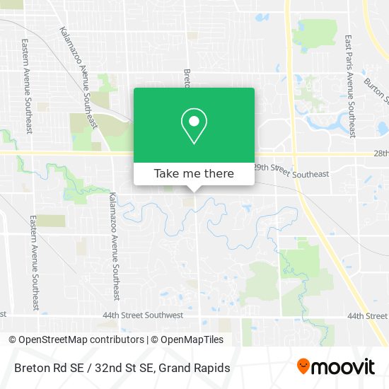 How to get to Breton Rd SE 32nd St SE in Kentwood by Bus