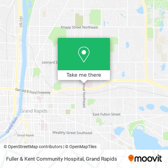 Fuller & Kent Community Hospital map