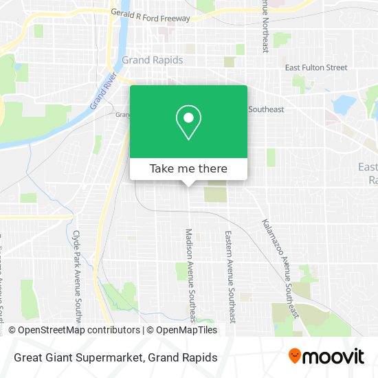 Great Giant Supermarket map