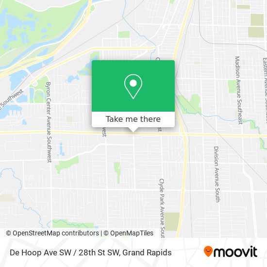 Mapa de De Hoop Ave SW / 28th St SW