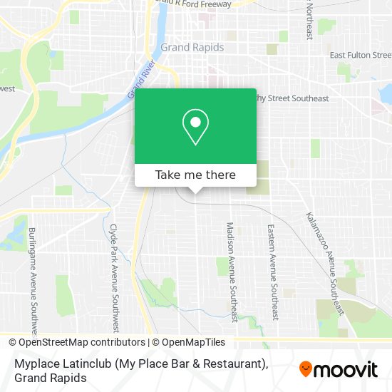 Mapa de Myplace Latinclub (My Place Bar & Restaurant)
