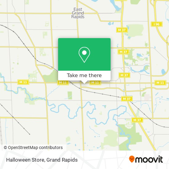 Halloween Store map