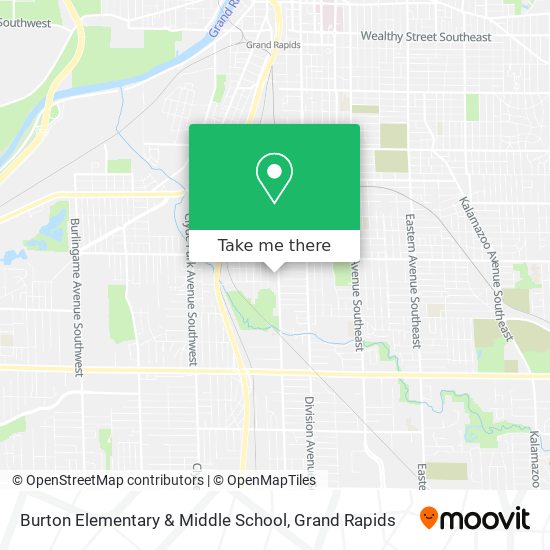 Mapa de Burton Elementary & Middle School