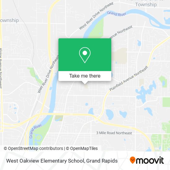 West Oakview Elementary School map