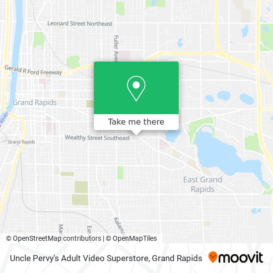 Uncle Pervy's Adult Video Superstore map