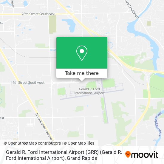 Gerald R. Ford International Airport (GRR) (Gerald R. Ford International Airport) map