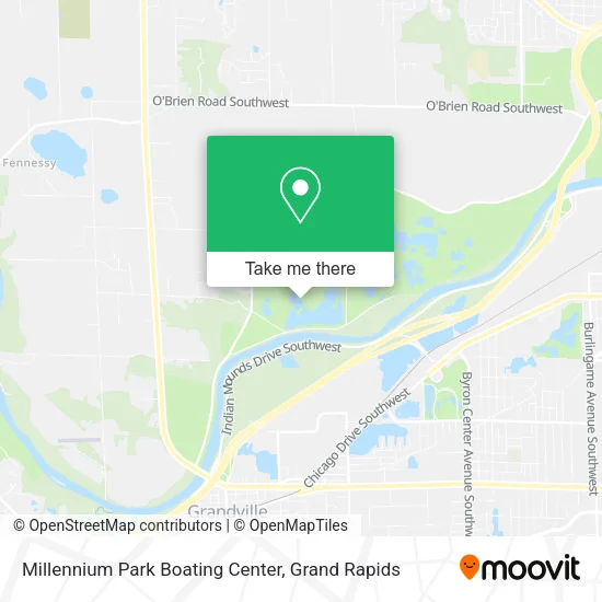 Millennium Park Boating Center map