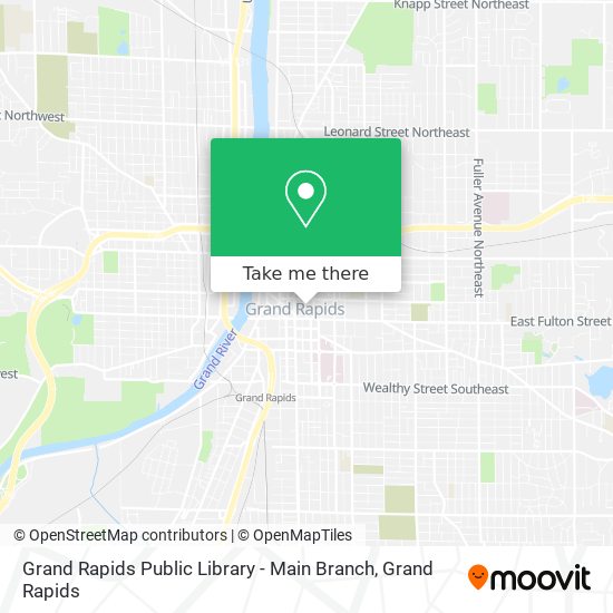 Grand Rapids Public Library - Main Branch map