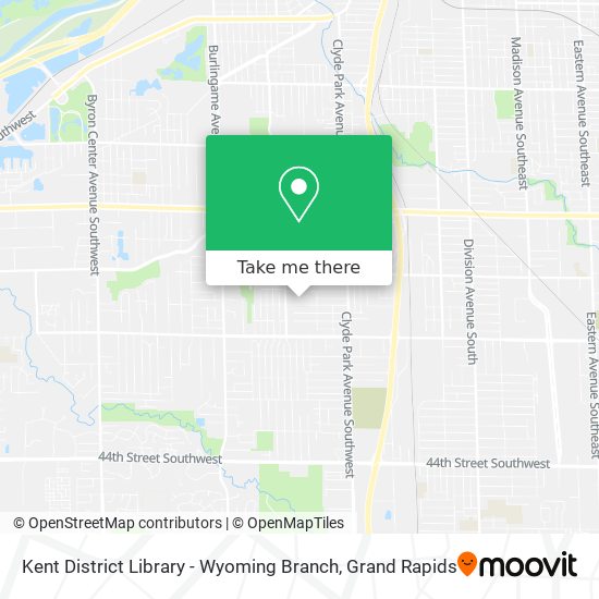 Kent District Library - Wyoming Branch map