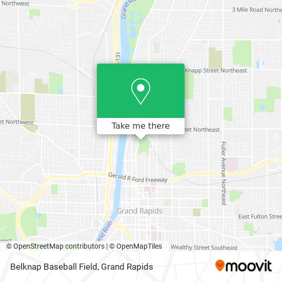 Mapa de Belknap Baseball Field