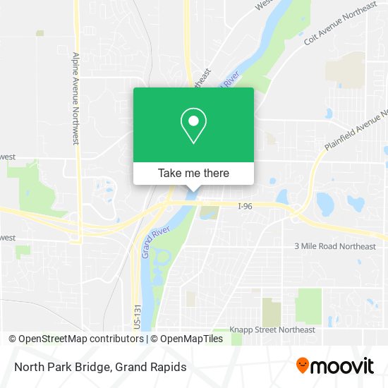 North Park Bridge map