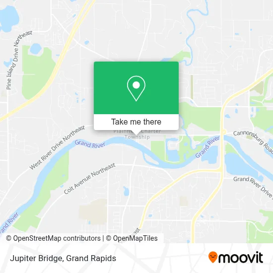 Jupiter Bridge map