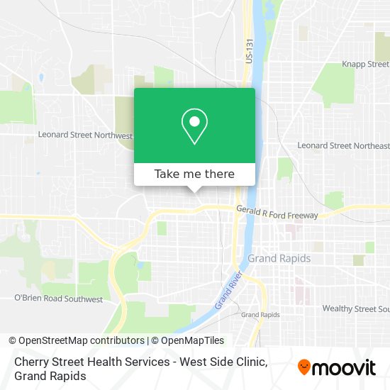 Cherry Street Health Services - West Side Clinic map