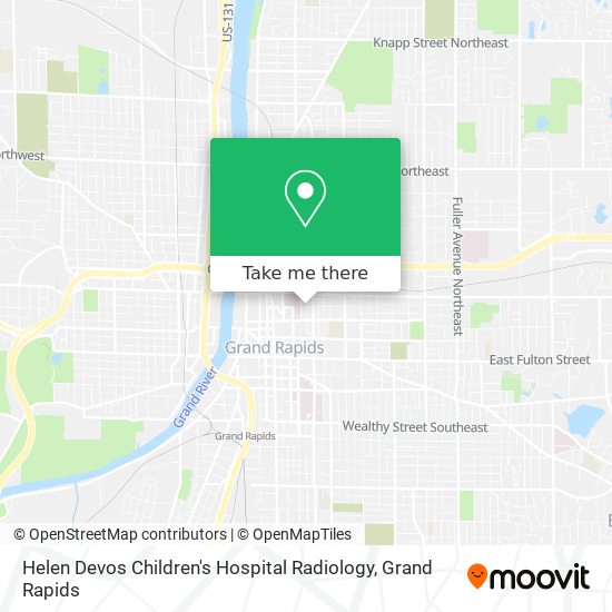 Helen Devos Children's Hospital Radiology map