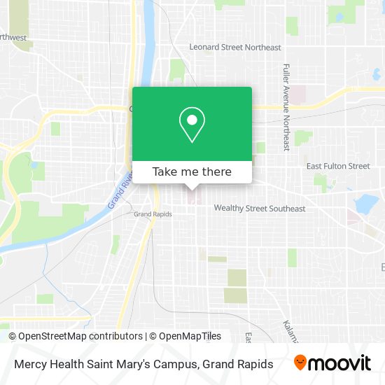 Mercy Health Saint Mary's Campus map
