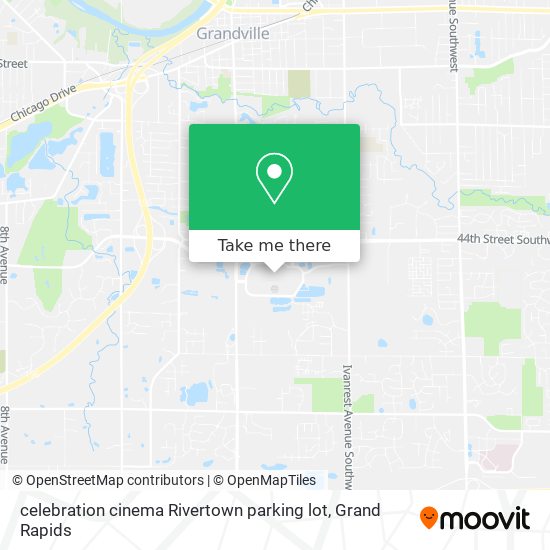 Mapa de celebration cinema Rivertown parking lot