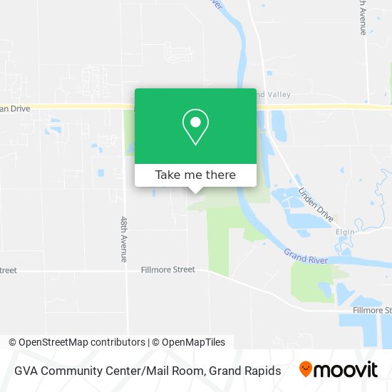 GVA Community Center/Mail Room map
