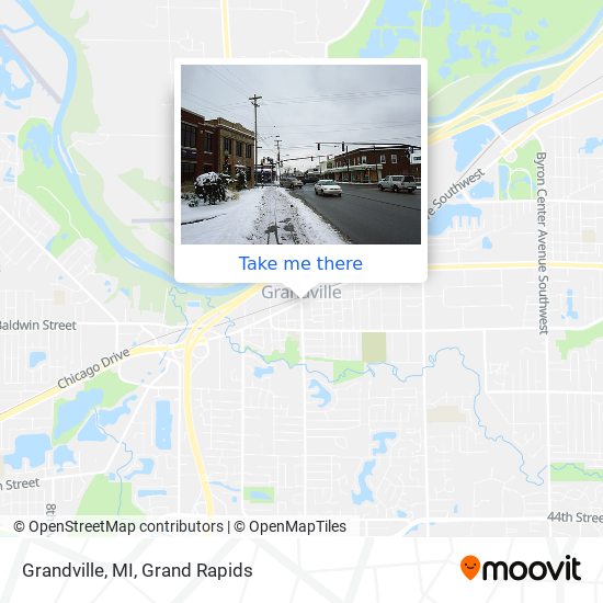 Grandville, MI map