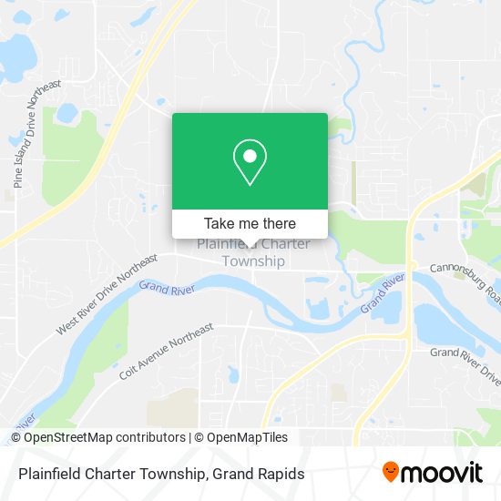 Mapa de Plainfield Charter Township